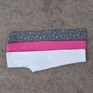Bundle of 3 toddler leggings